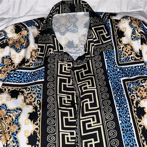 polo blue versace|Versace look alike shirts.